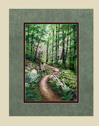 "Timber Ridge Trail" Paper or Canvas Fine Art Print