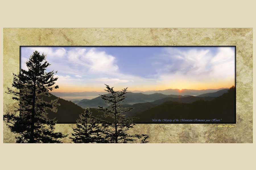 "Winding Stairs Sunrise" <br>Printed on Canvas