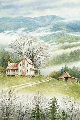 Blueridge Farmhouse Print